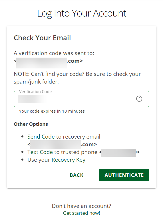 Enter Verification Code